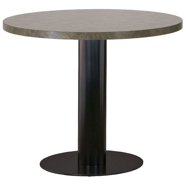 Metal Disc Pedestal Table Base