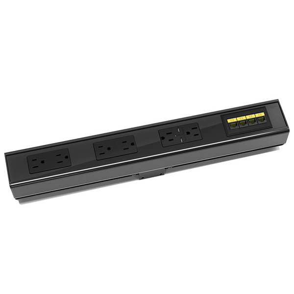 Seclusion G2 Relocatable Hub - 6 Power plus Data Options (SEC-6D-S-72)