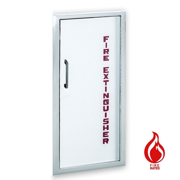 Semi-Recessed Fire Extinguisher Cabinet - Panorama JL Industries