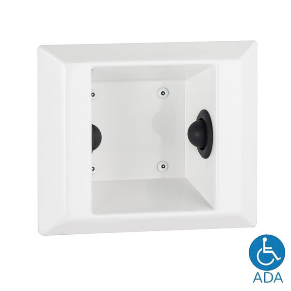 Bobrick Semi Recessed Ligature Resistant Toilet Tissue Holder