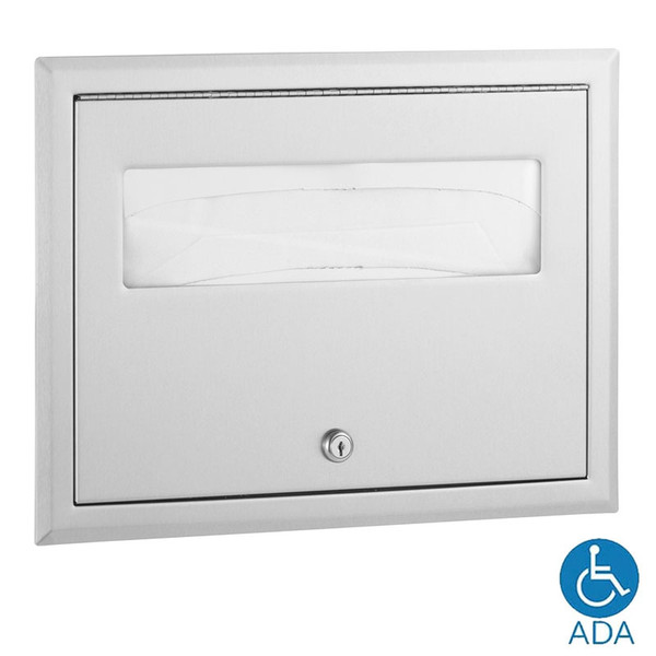 Bobrick Recessed Toilet Seat Cover Dispenser B-301 - Classic Series