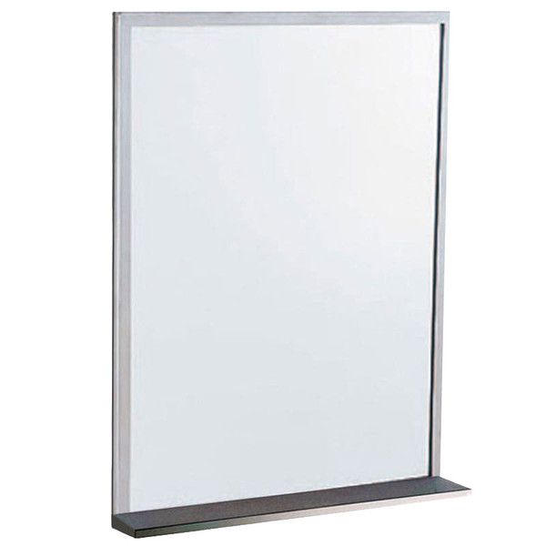 HEWI Rectangular Float Glass Mirror with Painted Frame 950.01.110