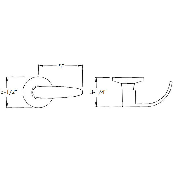 Falcon T Series Grade 1 Keyed Lever Locks