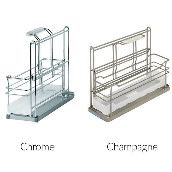 Hafele Under Sink Storage Base Pull Out 2 Tier Metal Rack 545.48.239