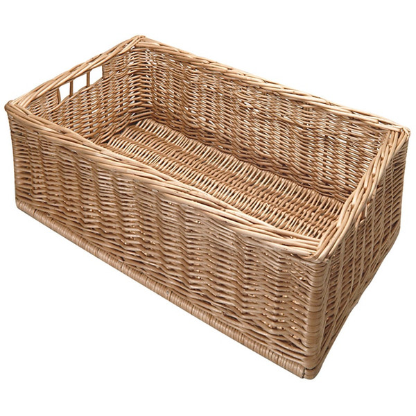 Hafele Wicker Basket Drawer Base Pull-Out with Beech Frame (runners Sold Separately) - 14-5/16W (FOR 18 Cabinet)