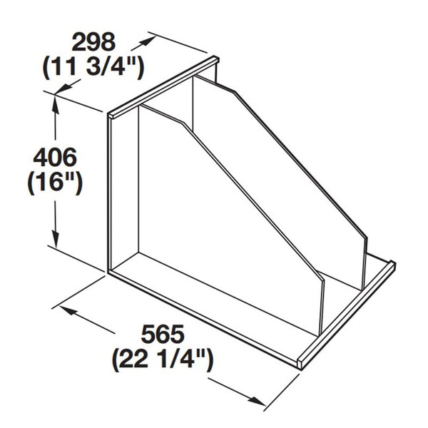 Tray Divider - Storage Cabinet With Vertical Dividers