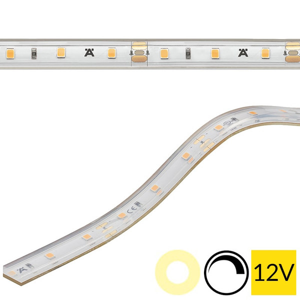 Loox5 Flexible Silicone Sleeve LED Light Strip 2063 Monochrome 12V Cut to Length - Default