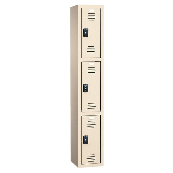 ASI Triple Tier Solid Plastic Lockers - Traditional Collection