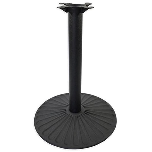 Sun Style Round Dome Cast Iron Pedestal Table Base - Table Height - Default