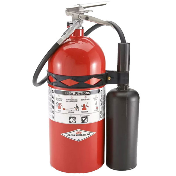 Carbon Dioxide (CO2) 10lb Fire Extinguisher - Class BC - Amerex
