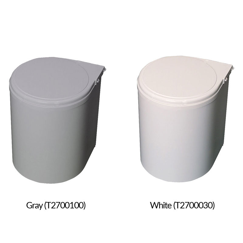 Richelieu Swivel Out Plastic Waste Bin with Lid T2700100