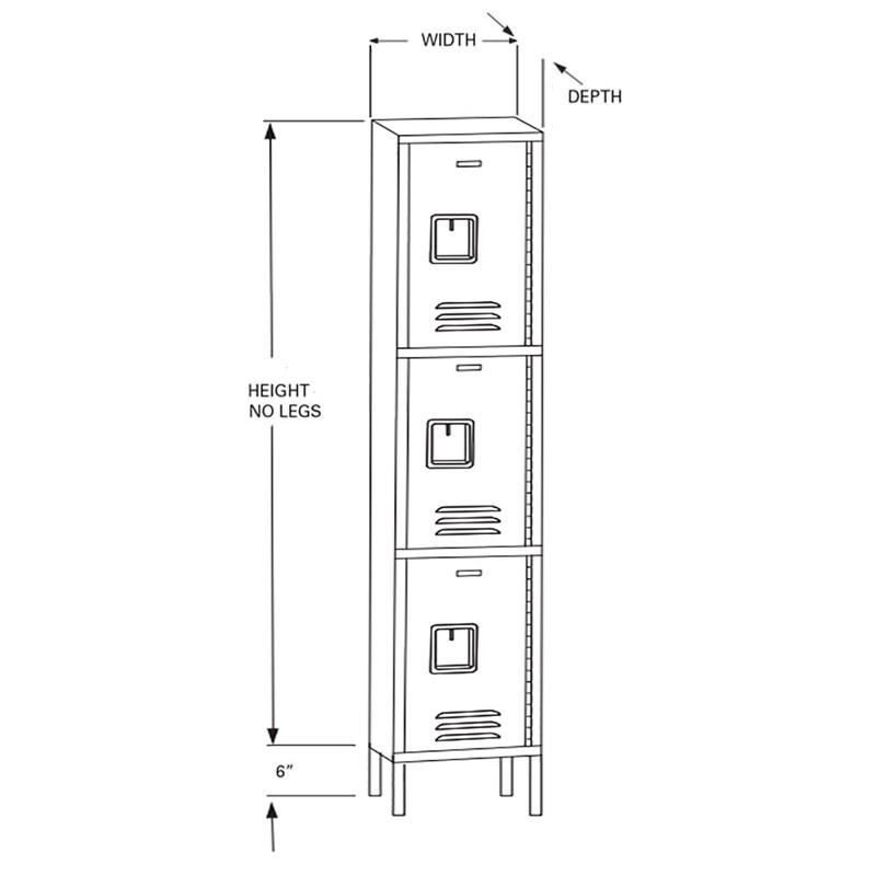 Locker Rack Dimensions High School Lockers Dimensions