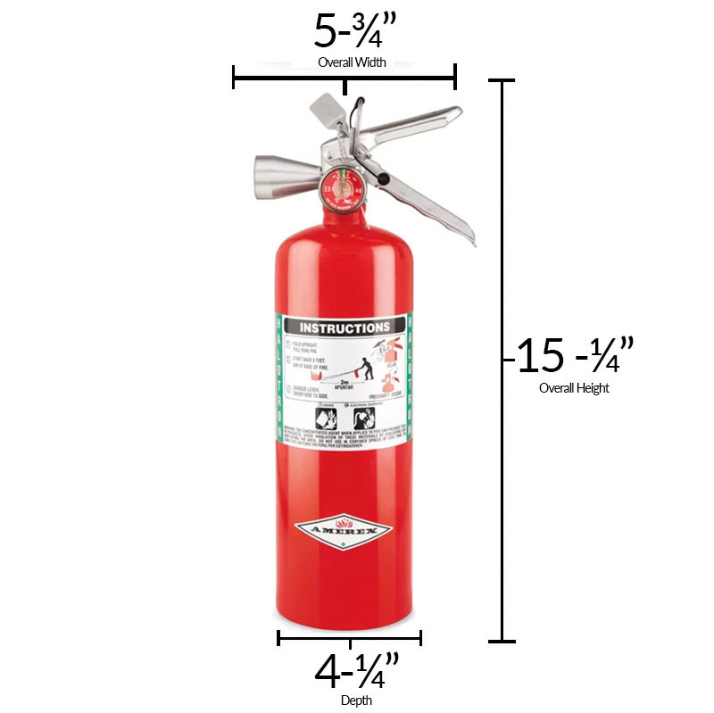 Halotron I 5lb Fire Extinguisher - Multi-Purpose - Amerex