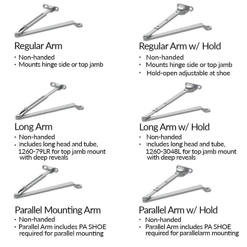 LCN 1260 Series Cast Iron Door Closer (1260)