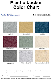 Asi Color Chart Solid Plastic