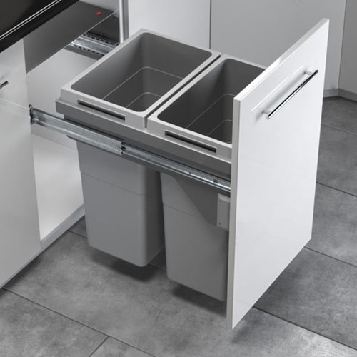 Richelieu Euro Cargo II Slide Out Recycling Center - Frameless Cabinet