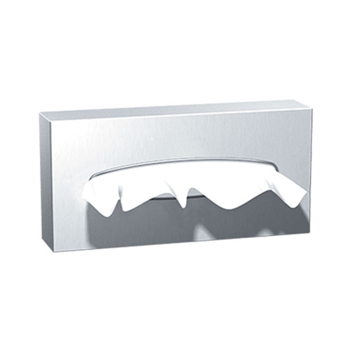 ティッシュボックス SURFACE MOUNTED FACIAL TISSSUE DISPENSER ASI Surface Mounted Stainless Steel Facial Tissue Dispenser 0258-SS