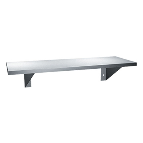 ASI Surface Mounted Stainless Steel Shelf with Raised Edges 0690