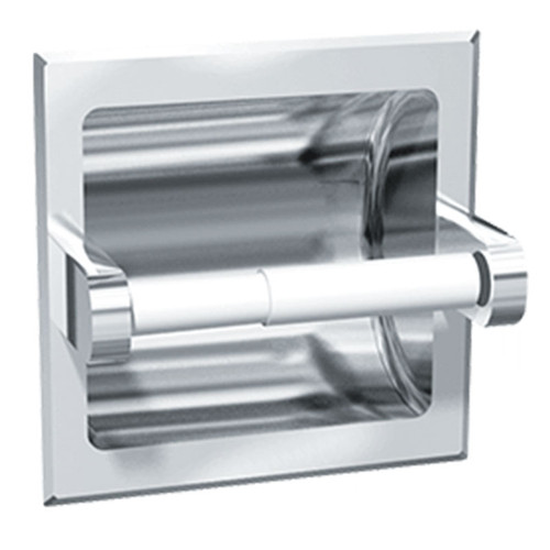 ASI Recessed Chrome Zamac Single Toilet Tissue Holder 0402Z