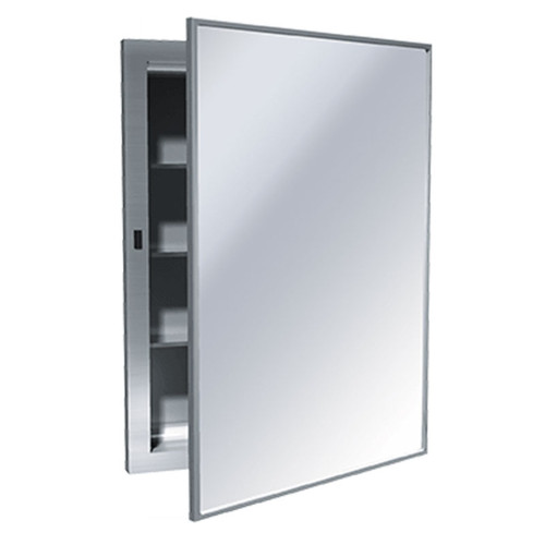 ASI Recessed Stainless Steel Medicine with Mirror Door 0952