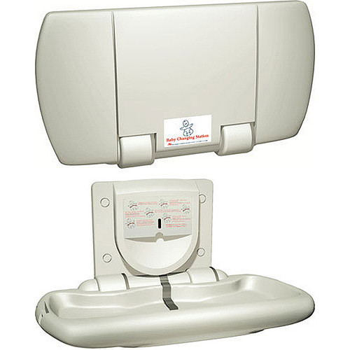 ASI Surface Mounted Solid Polymer Baby Changing Station Harbor City