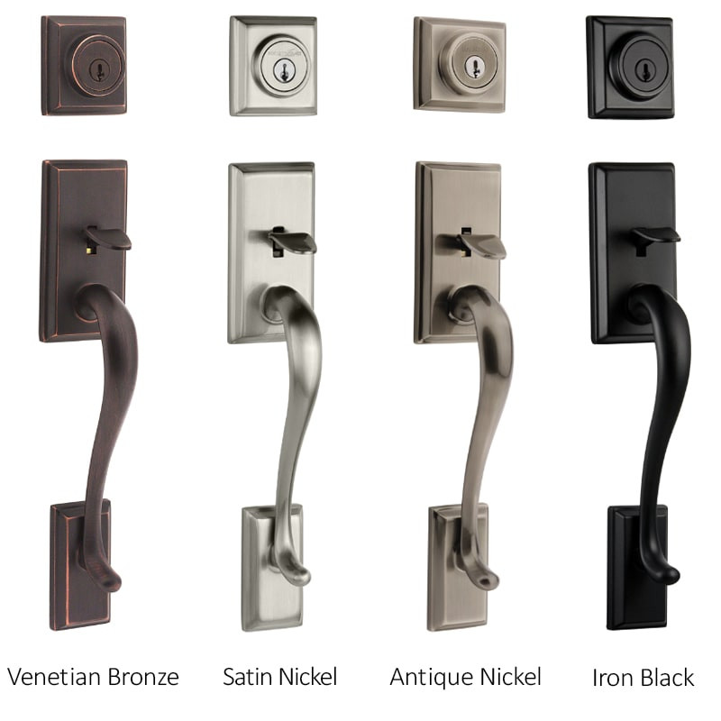 Kwikset Signature Series Hawthorne Door Handleset | Modern Design