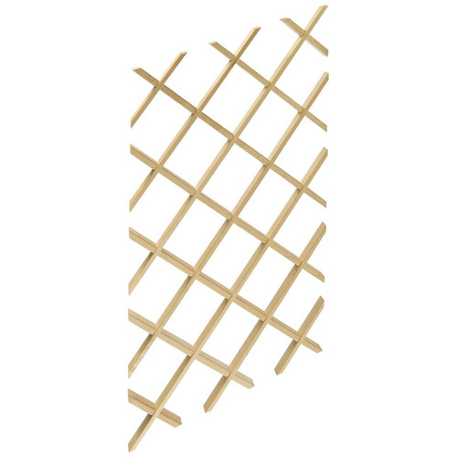 Hafele Wood Wine Lattice Bottle Storage Rack