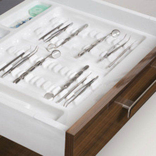 Hafele Plastic Medical Instrument Organizer Drawer Insert 556.66.763