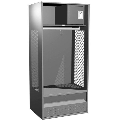 ASI Metal Athletic Locker with Security Box & Trunk - Pro Collection