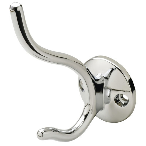 Hafele Hat and Coat Hook Zinc 845.05.200 (box of 5)
