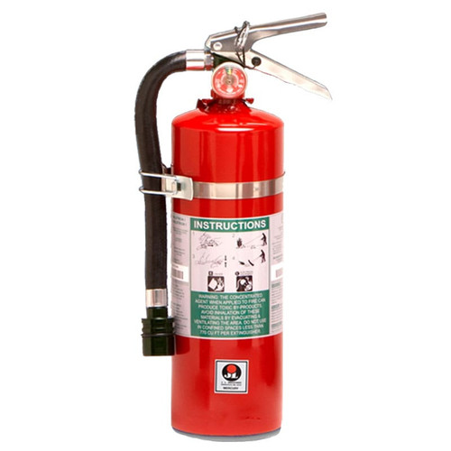 Halotron I 11lb Fire Extinguisher MultiPurpose Mercury JL Industries