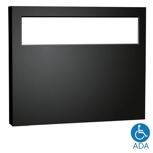 ASI Surface Mounted Matte Black Toilet Seat Cover Dispenser