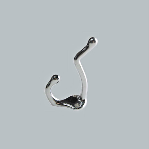 All American Partitions Zamac Two Prong Coat Hook