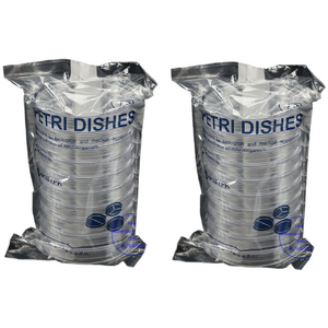 Petri Dishes 90mm x 15mm Plates With Vented Lid, Sterile (20 Pack)