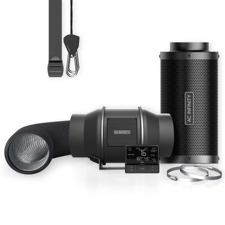 AC Infinity | Air Filtration Kit | 6" Fan & Filter Combo