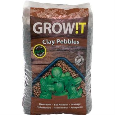 GROW!T® | Clay Pebbles - 10L Bag - 4mm to 16mm Pebbles