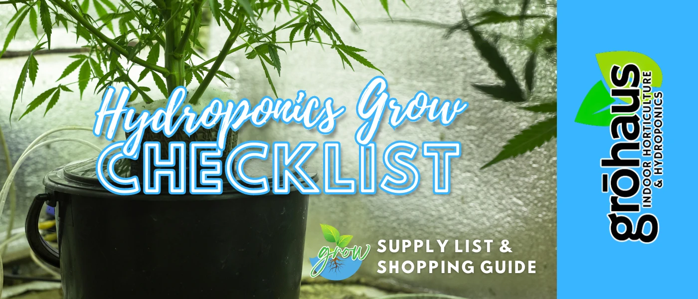 Hydro Grow Checklist