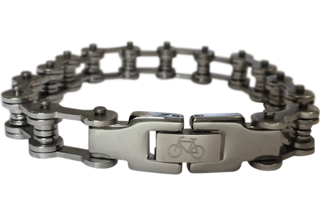 Cycolinks 925 Sterling Silver Bike Chain Bracelet 10mm/13mm