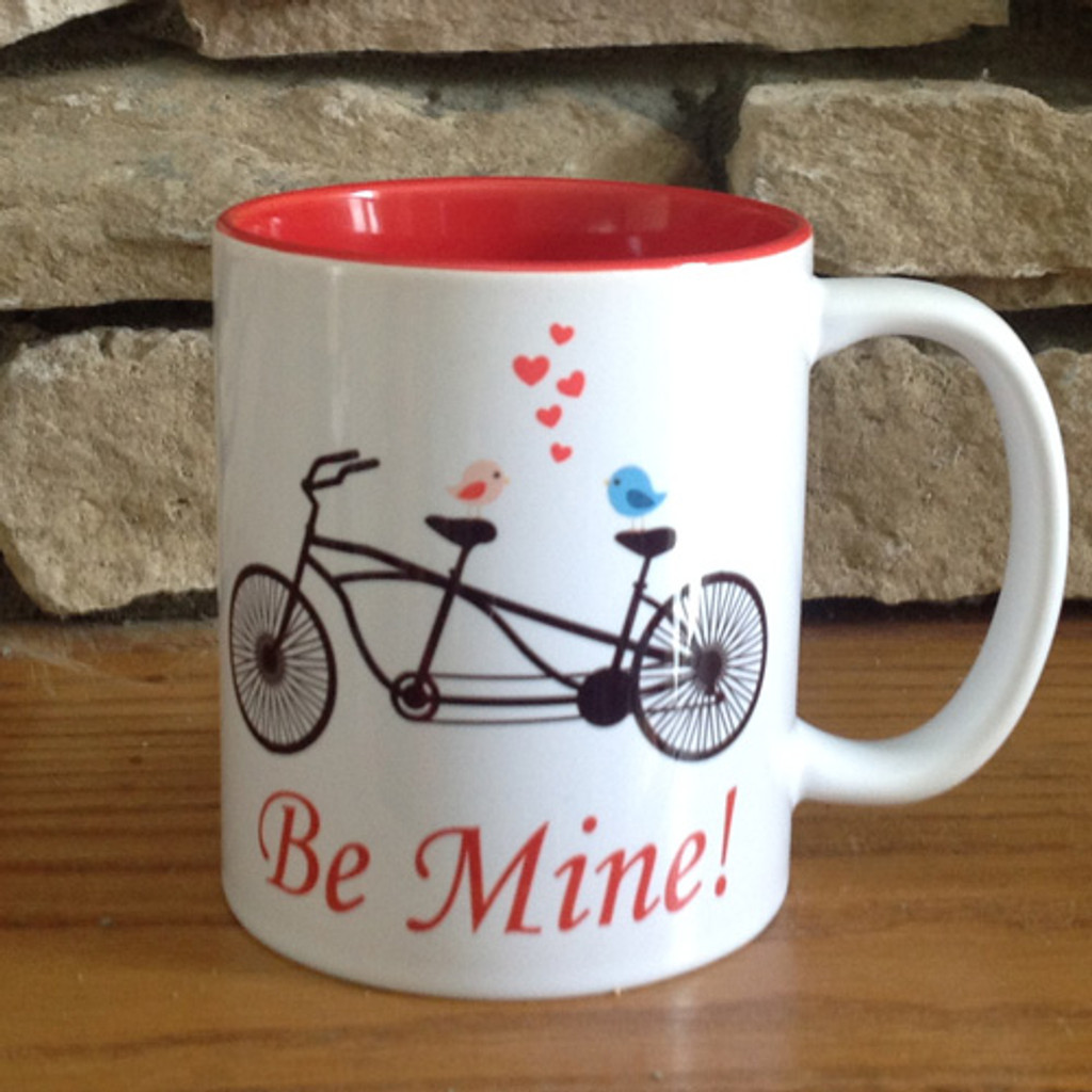 Be Mine Bicycle Mug