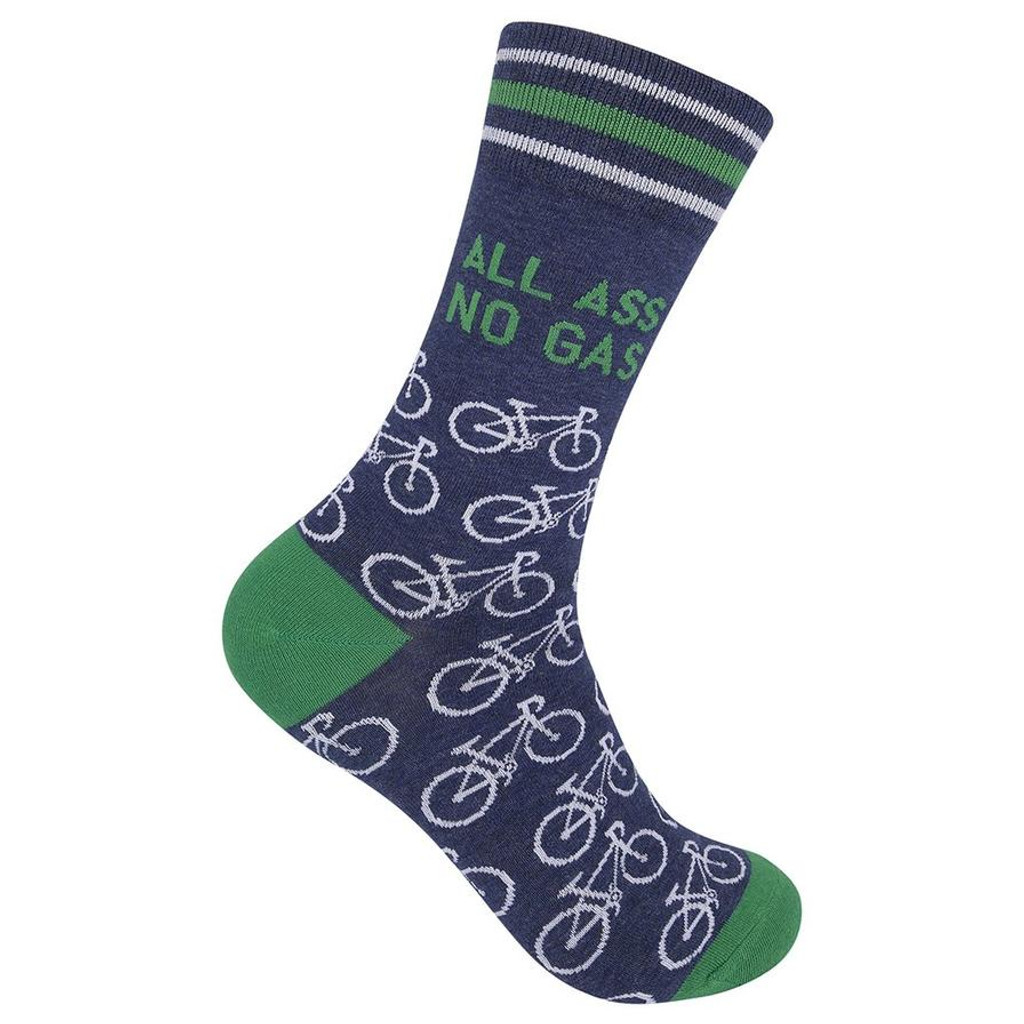 All Ass No Gas Bicycle Socks