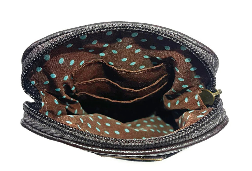 Whimsical Bicycle Cell Phone Crossbody Bag