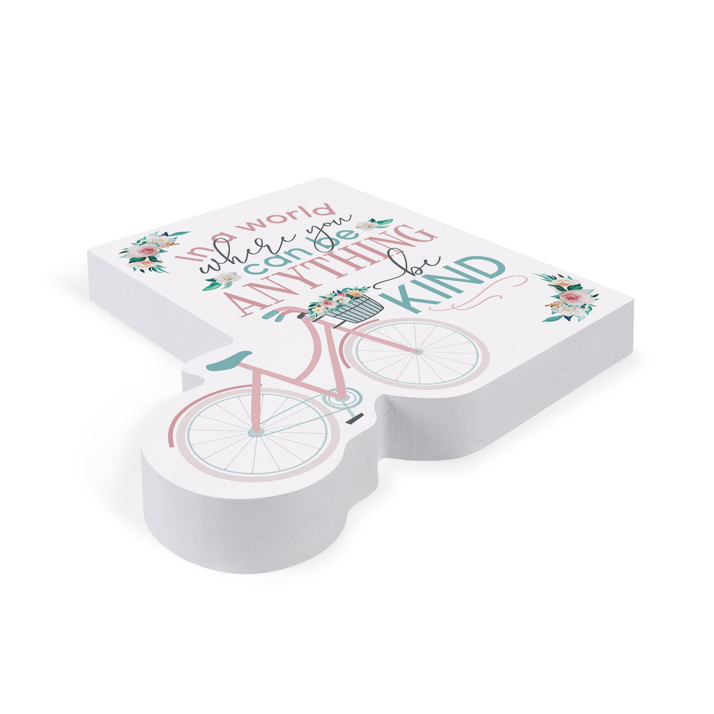 Be Kind Bicycle Shape Decor