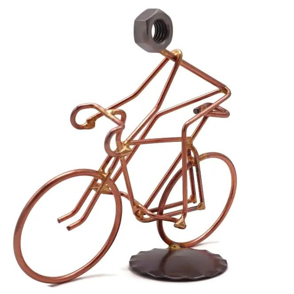 Brazed Metal Road Bike Rider
