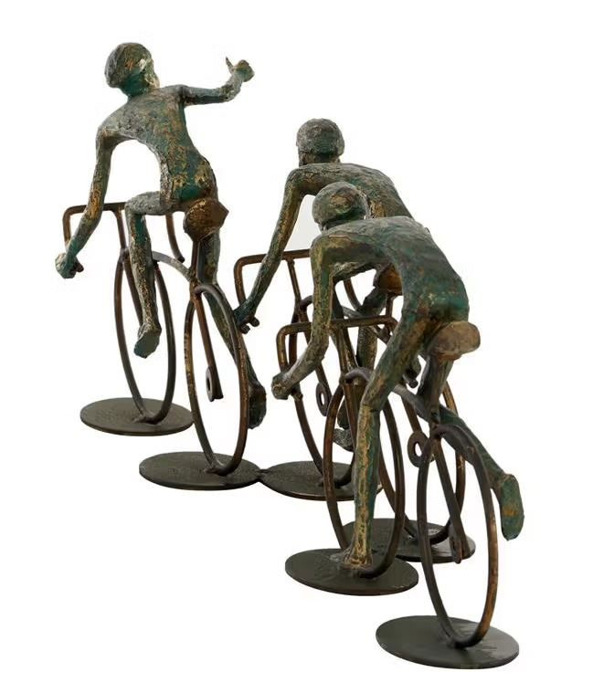 Group Ride Cyclist Sculpture