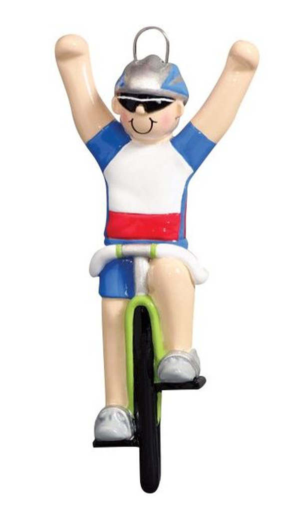 I Did It Bicycle Rider Ornament