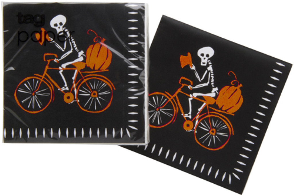 Halloween Bicycle Party Napkins