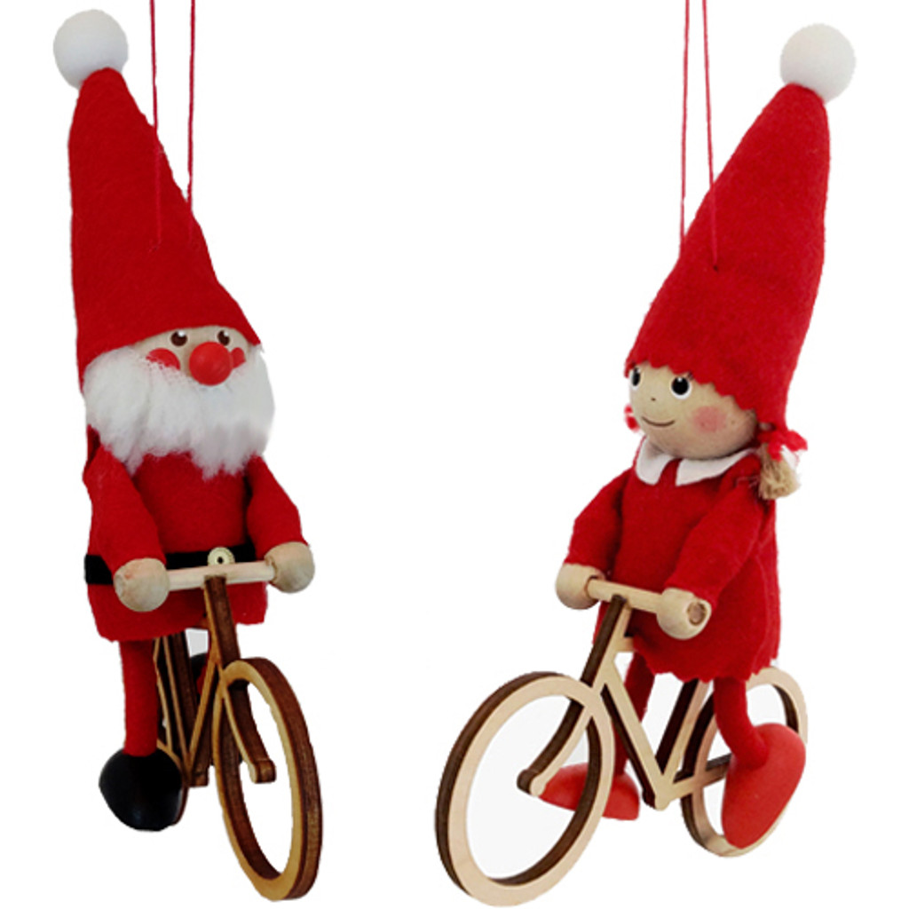 Scandinavian Bicycle Ornament
