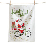 Holiday Cheer Santa Bike Towel