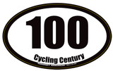 Cycling Century 100 Magnet or Decal