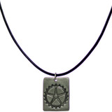 Sterling Silver Rectangle Bicycle Cog Pendant